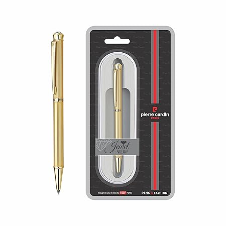 Pierre Cardin Jewel Satin Gold Premium Ball Pen with Twist Mechanism