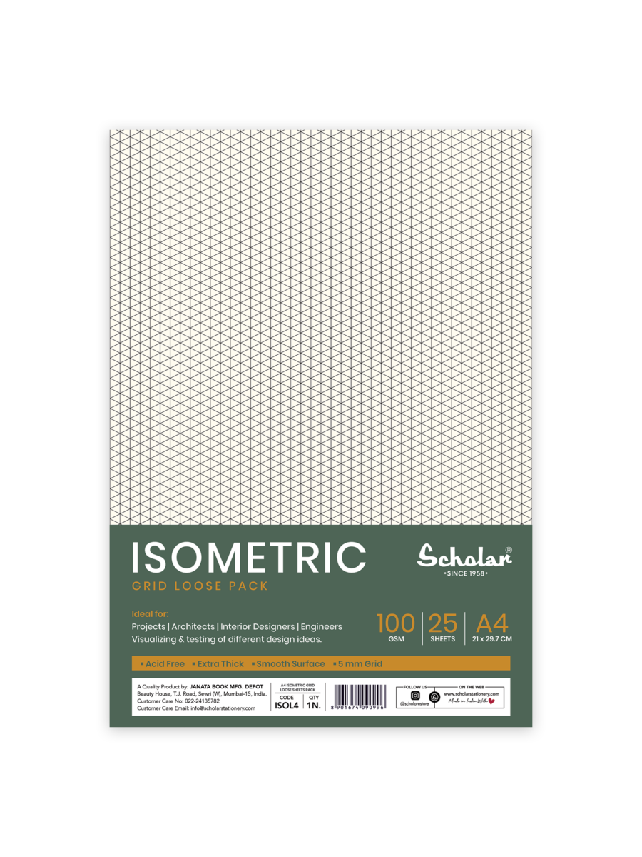 Premium Square and Isometric and Dot Loose Sheets