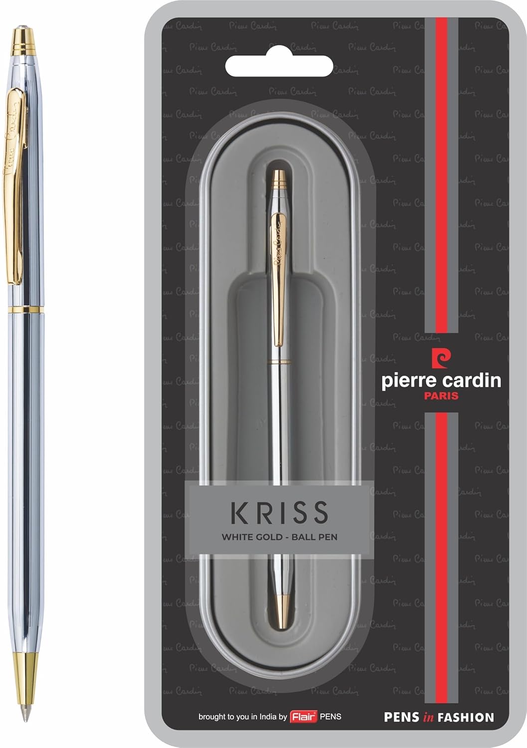 Pierre Cardin Kriss White Gold Ball Pen