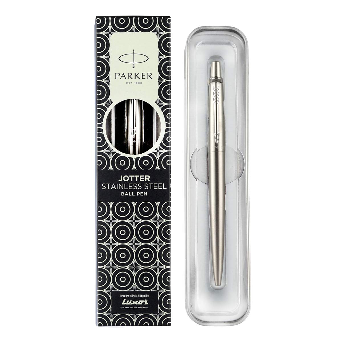 Parker Jotter Stainless Steel Chrome Trim Ball Pen