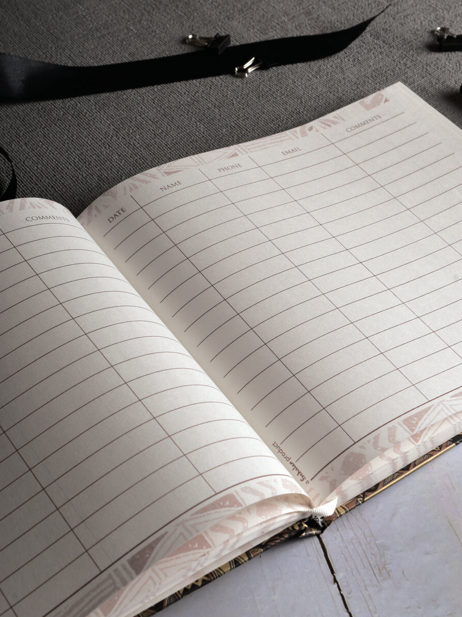 Visitor’s Book Metallic