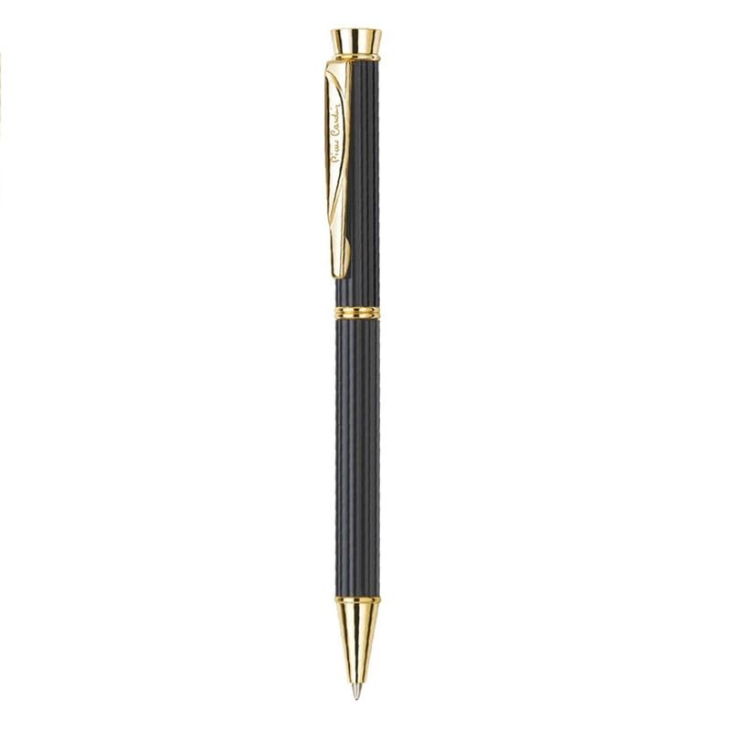 Pierre Cardin Premium Royale Black Crome finish Ball Pen With Twist Mechanism