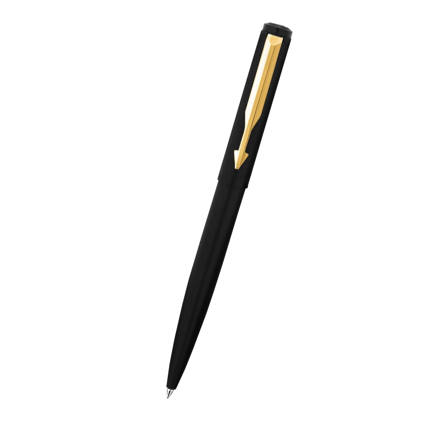 Parker Vector Matte Black Gold Trim Ball Pen