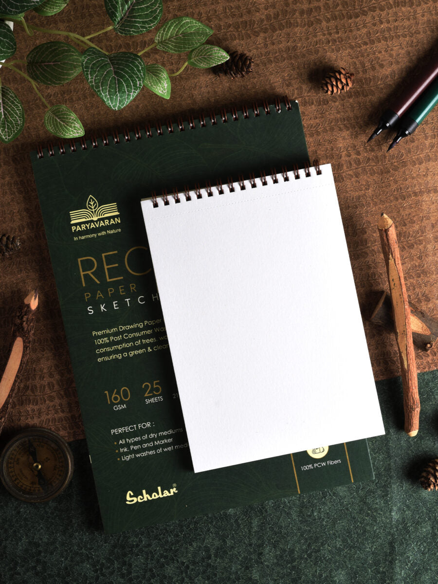 100% Recycled Sketch Book