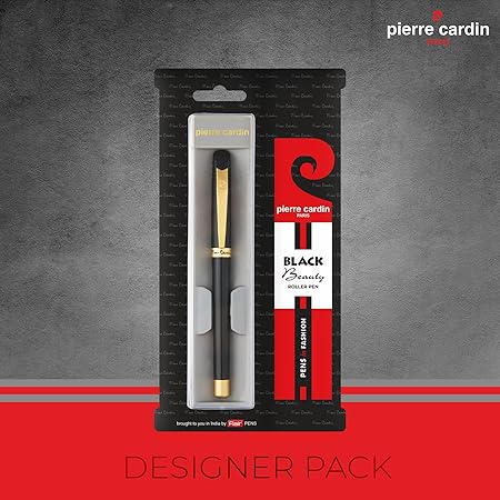 Pierre Cardin Black Beauty Premium Metal Roller Ball Pen