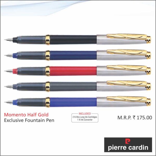 Pierre Cardin Momento Half Gold Fountain Pen