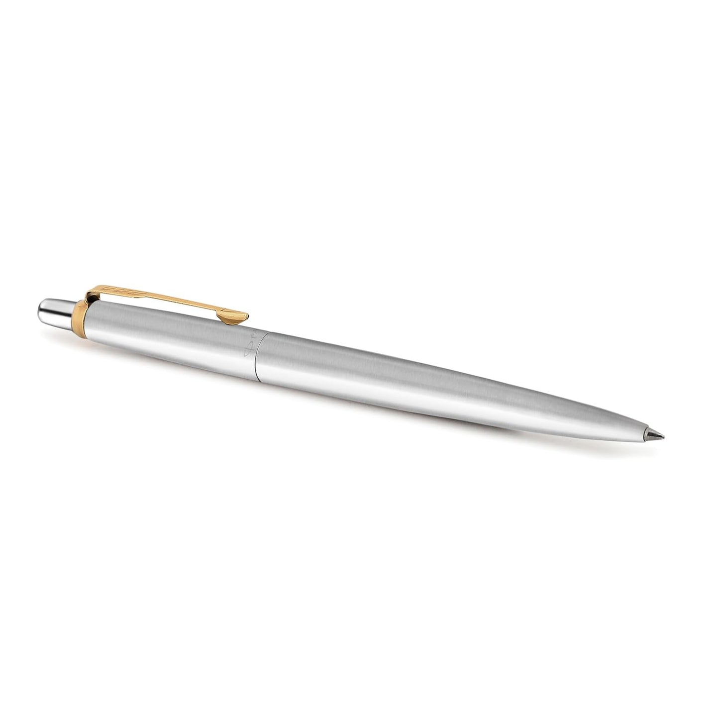 Parker Jotter Stainless Steel Gold Trim Ball Pen