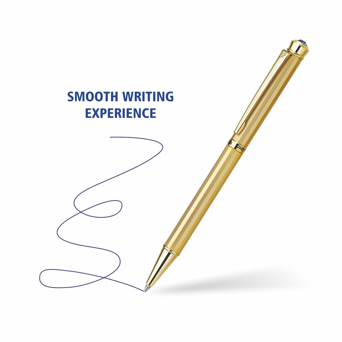 Pierre Cardin Jewel Satin Gold Premium Ball Pen with Twist Mechanism
