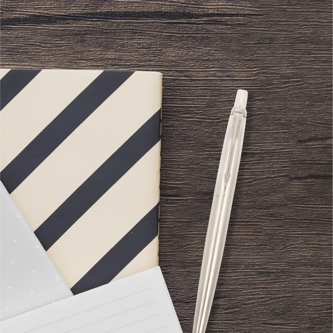 Parker Jotter Stainless Steel Chrome Trim Ball Pen