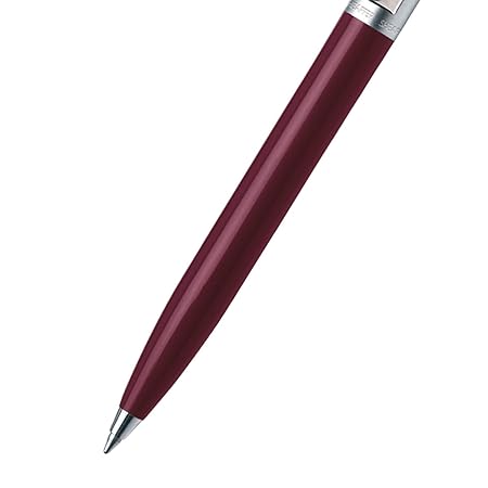 Sheaffer 321 Sentinel Ballpoint Pen Burgundy with Chrome Trim