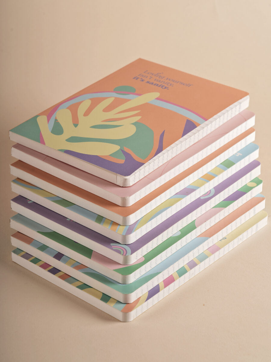Scholar Unruled Notebook Self love