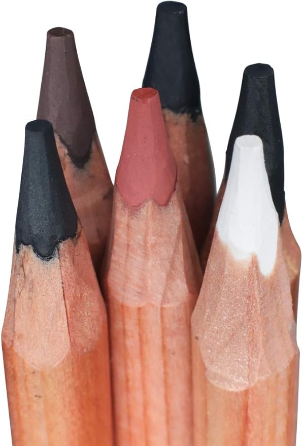 MONT MARTE Coloured Charcoal Pencil Set