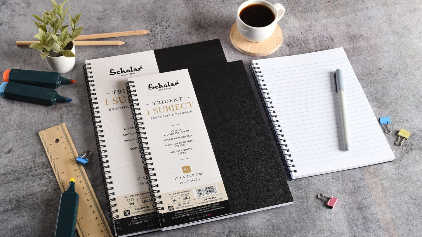 Scholar Trident One Subject Notebook