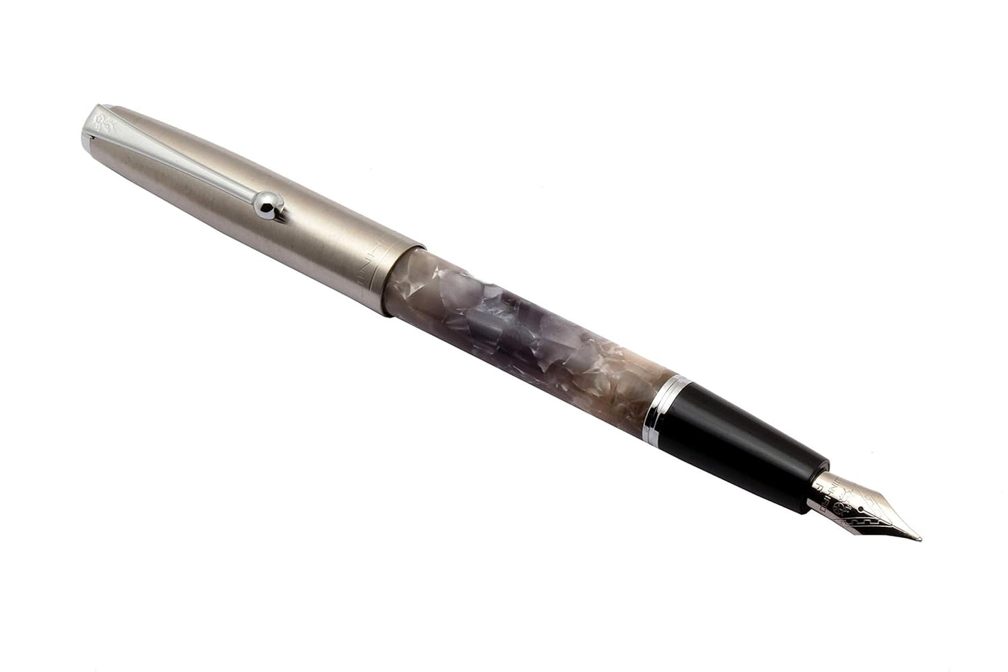 Jinhao Awesome 51A Grey Marble Acrylic Fountain Pen