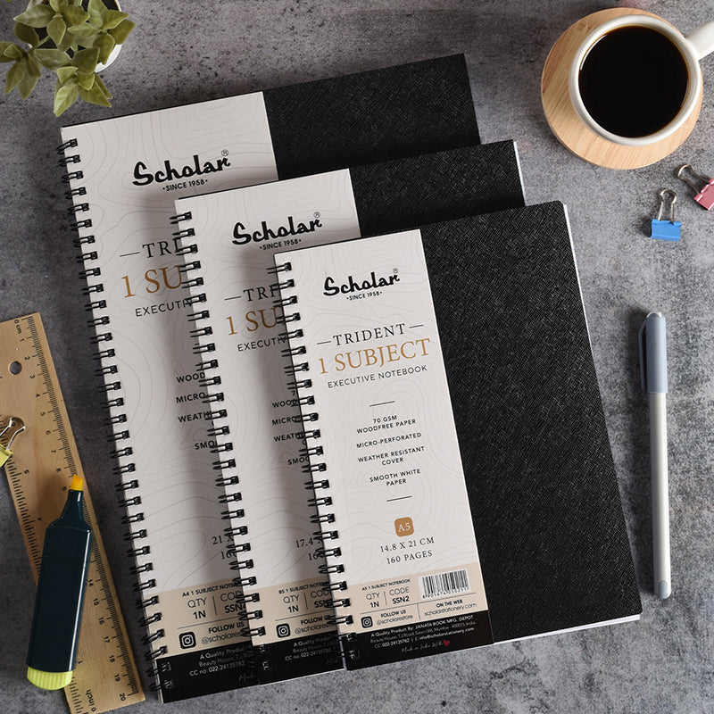 Scholar Trident One Subject Notebook