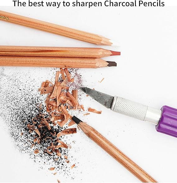 MONT MARTE Coloured Charcoal Pencil Set