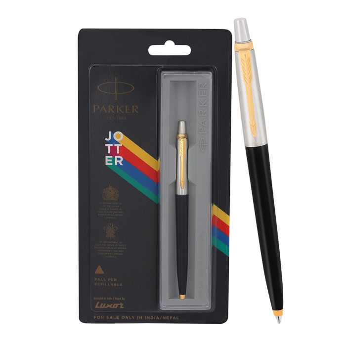 Parker Jotter Standard Ball Pen Gold Trim