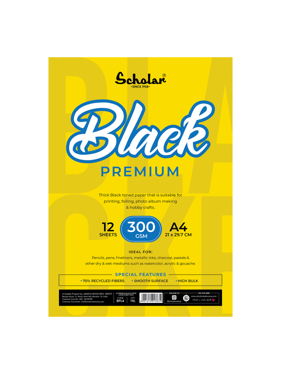 Black Paper Loose Sheets