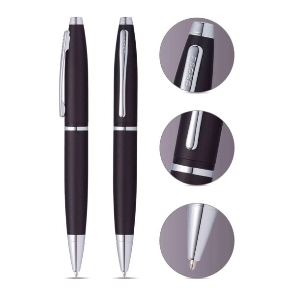 Cross Calais Matte Black CT Ballpoint Pen AT0112-14