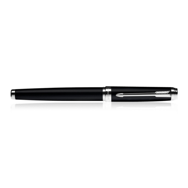 Parker Ambient Lacque Black Chrome Trim Rollerball Pen