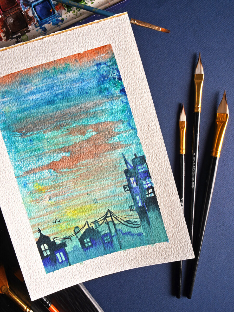 Watercolour Cold Pressed Paper Pads Glue Bound