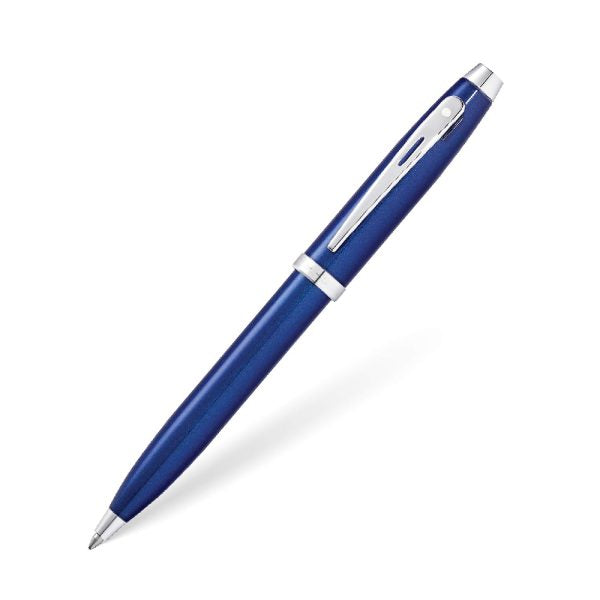 Sheaffer 9339 Pen – Glossy Blue With Chrome-Plated Trim Ball Pen