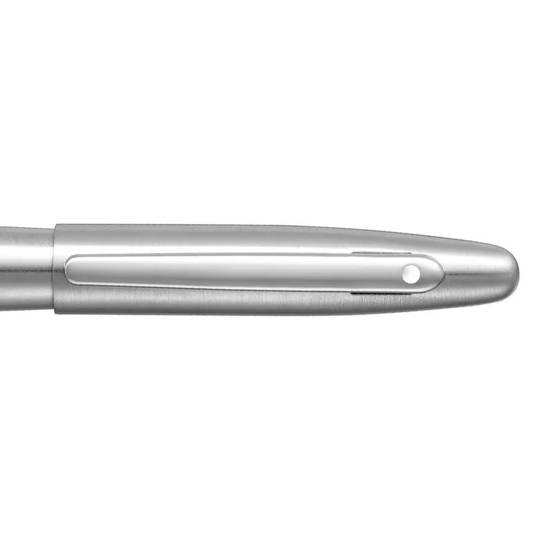 Sheaffer VFM 9426 Brushed Chrome Fountain Pen with Chrome Trim