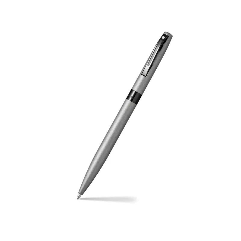 Sheaffer REMINDER 9019 Matte Gray Ballpoint Pen with Black PVD Trim