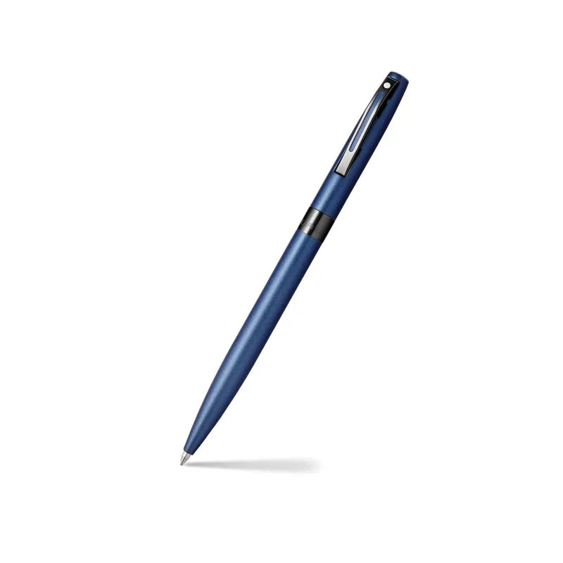 Sheaffer REMINDER 9018 Matte Blue Ballpoint Pen With Black PVD trim