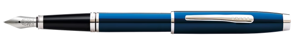 Coventry Blue Lacquer Fine Nib Fountain Pen