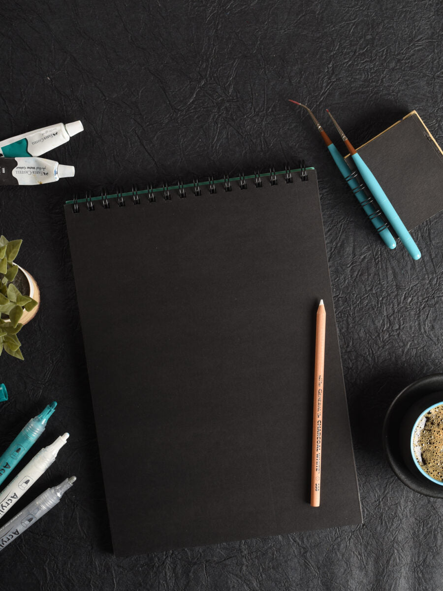 Premium Black Paper Carbon Sketch Pad