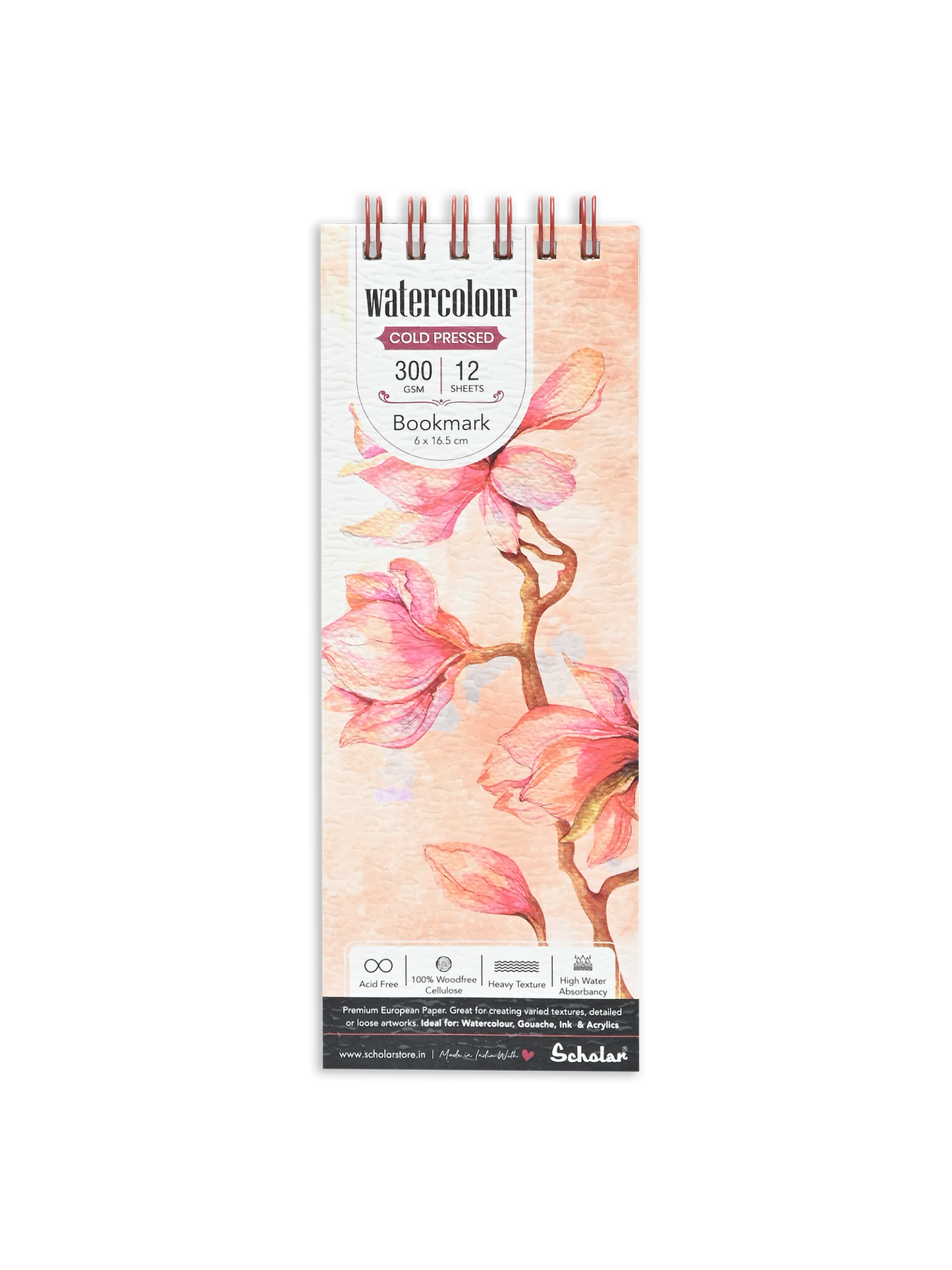 Watercolour Cold Pressed Paper Pads Wire Bound