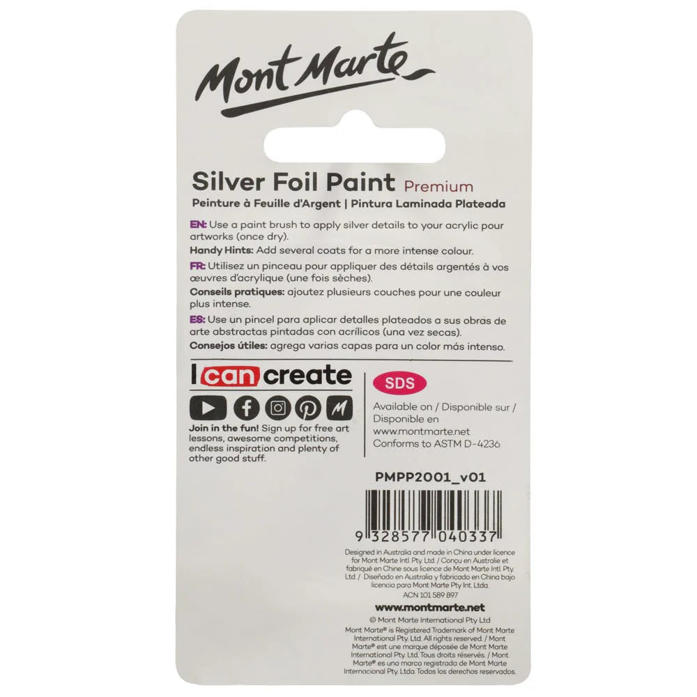 Silver Foil Paint Premium
