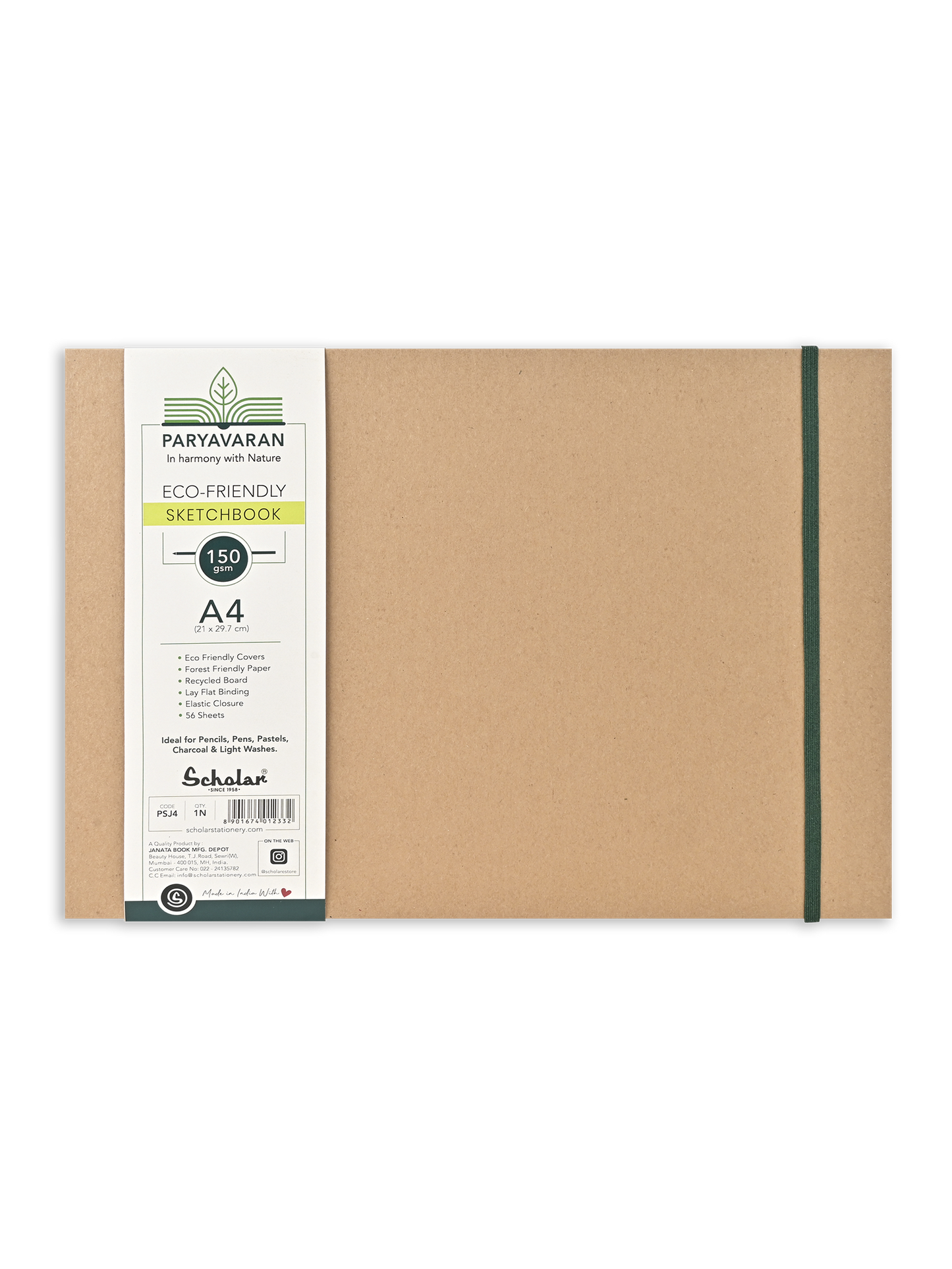 Paryavaran Eco-Friendly Sketch Book