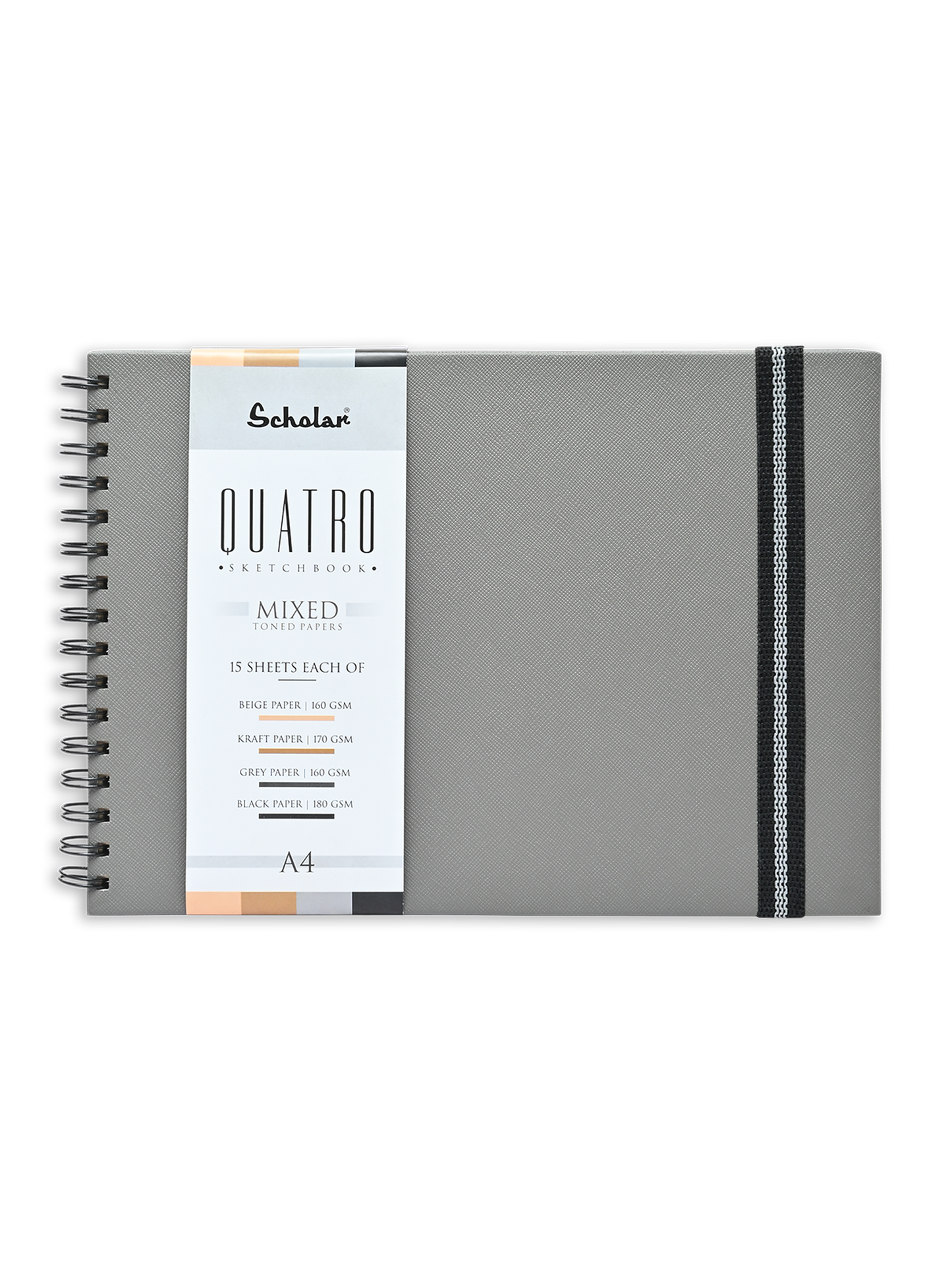 Quatro Sketchbook Mixed Toned Papers