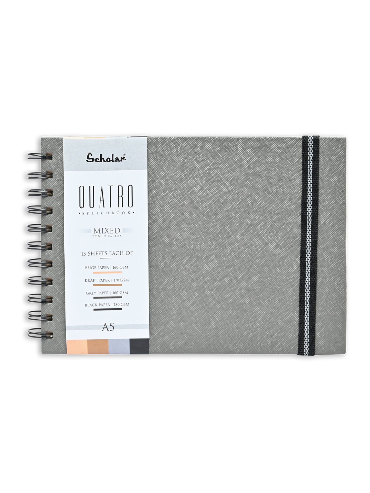 Quatro Sketchbook Mixed Toned Papers