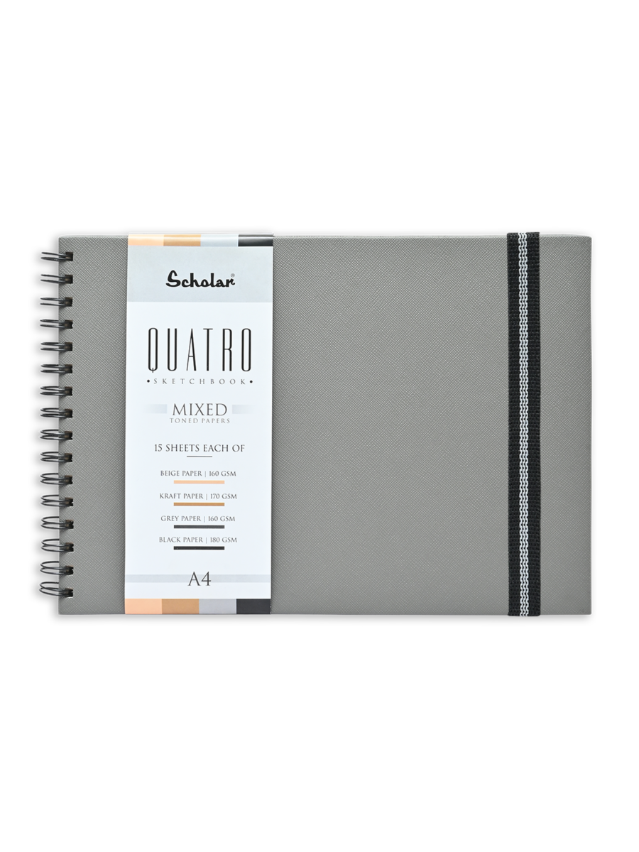 Quatro Sketchbook Mixed Toned Papers
