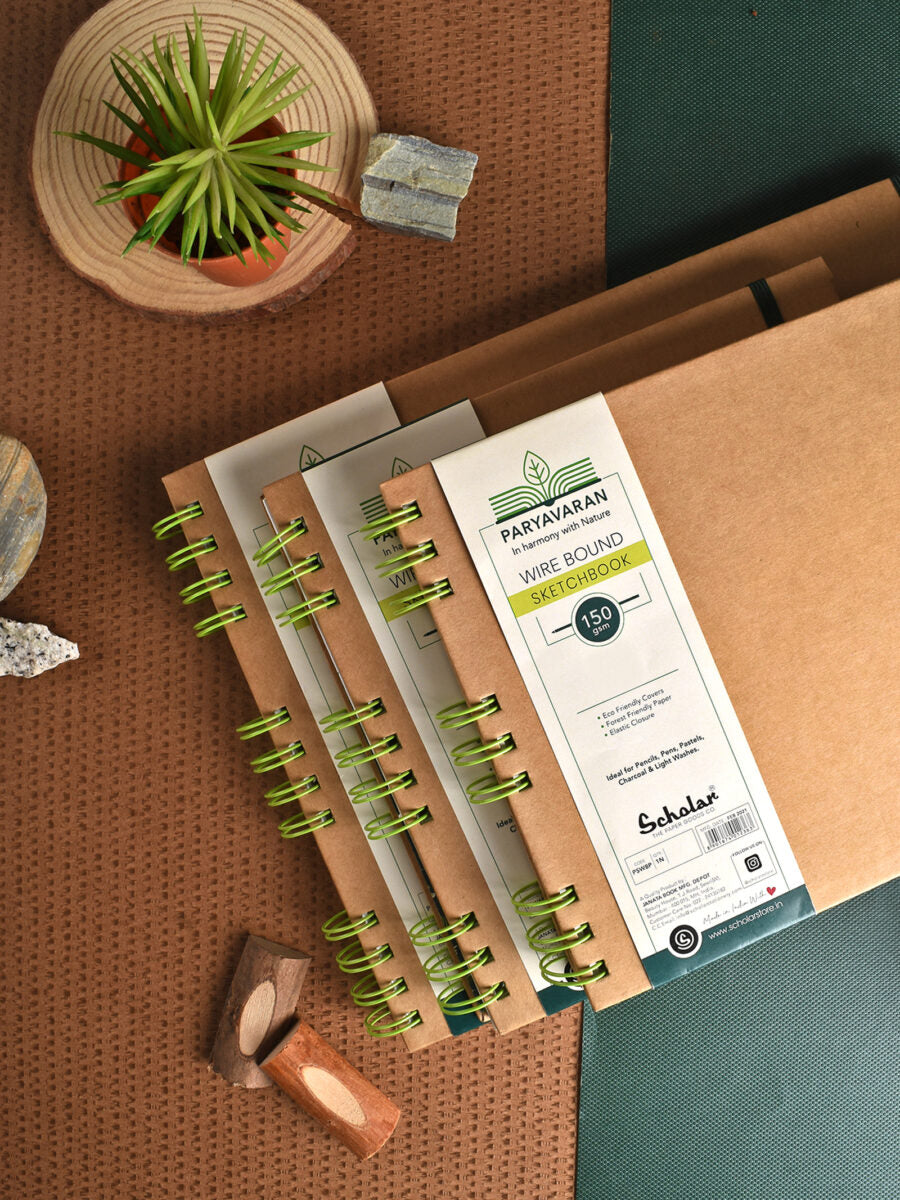 Paryavaran Eco-Friendly Wire Bound Sketch Book