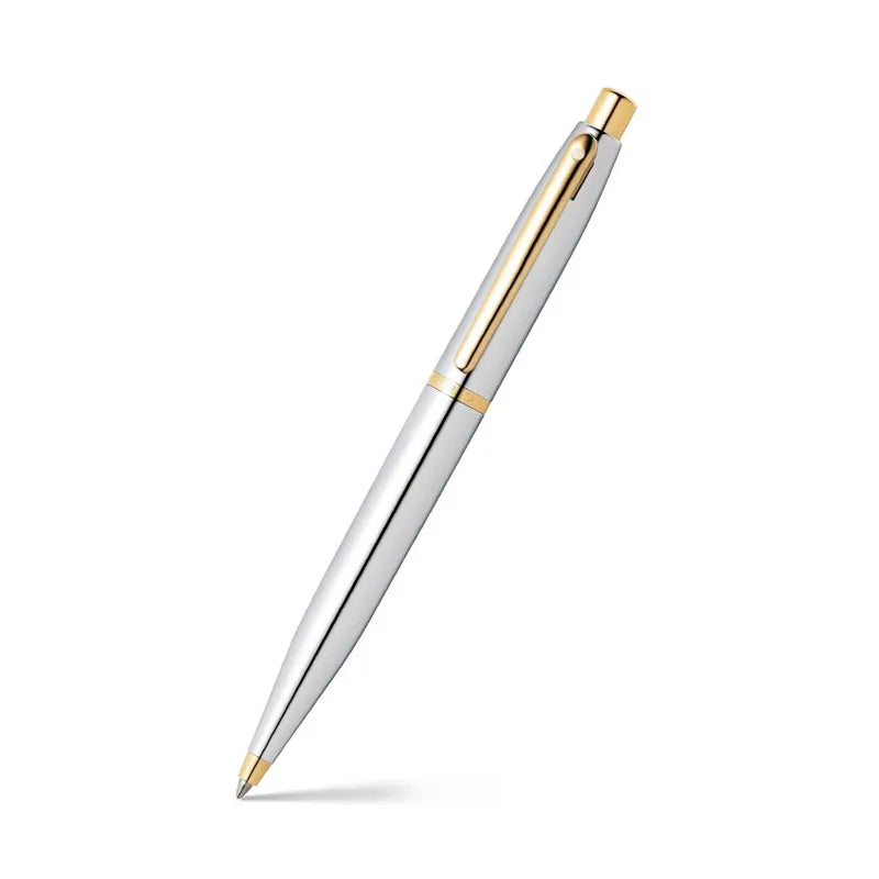 Sheaffer 9422 VFM Ballpoint Pen – Polished Chrome with Gold-Plated Trim