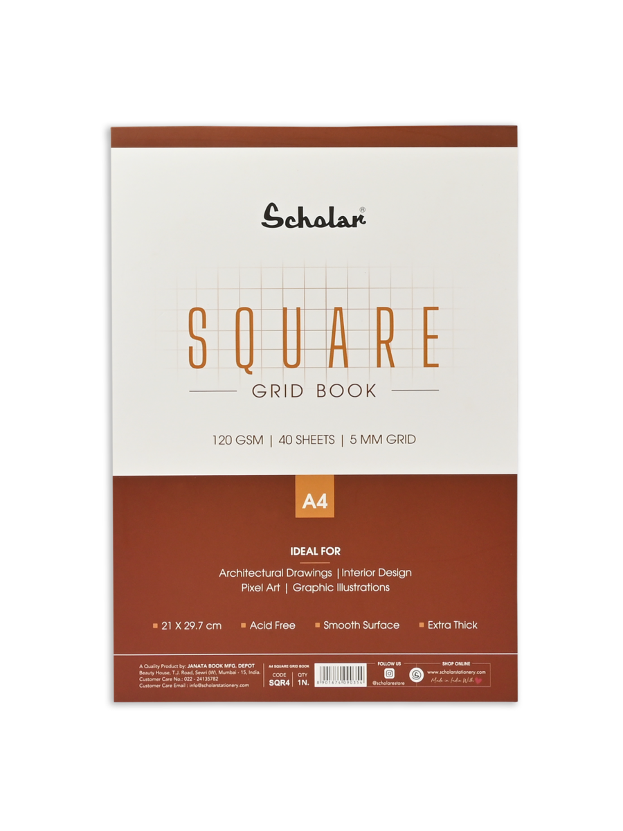 Premium Square Grid Book – Pen Palace