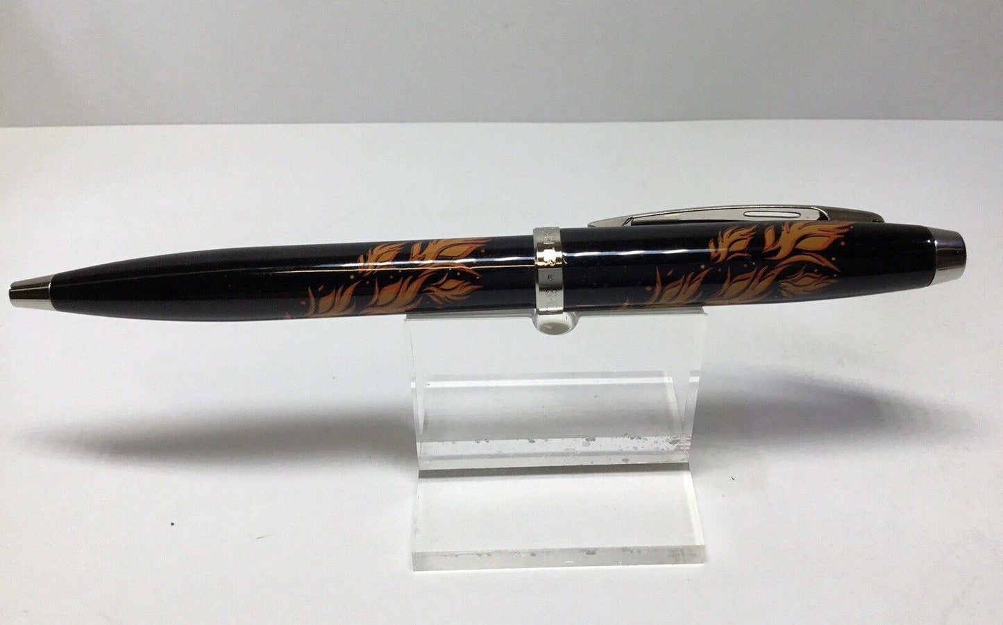 Sheaffer 100 Series Ballpoint Pen – The Flames of Hades – Gloss Black #92812