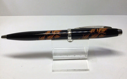 Sheaffer 100 Series Ballpoint Pen – The Flames of Hades – Gloss Black #92812