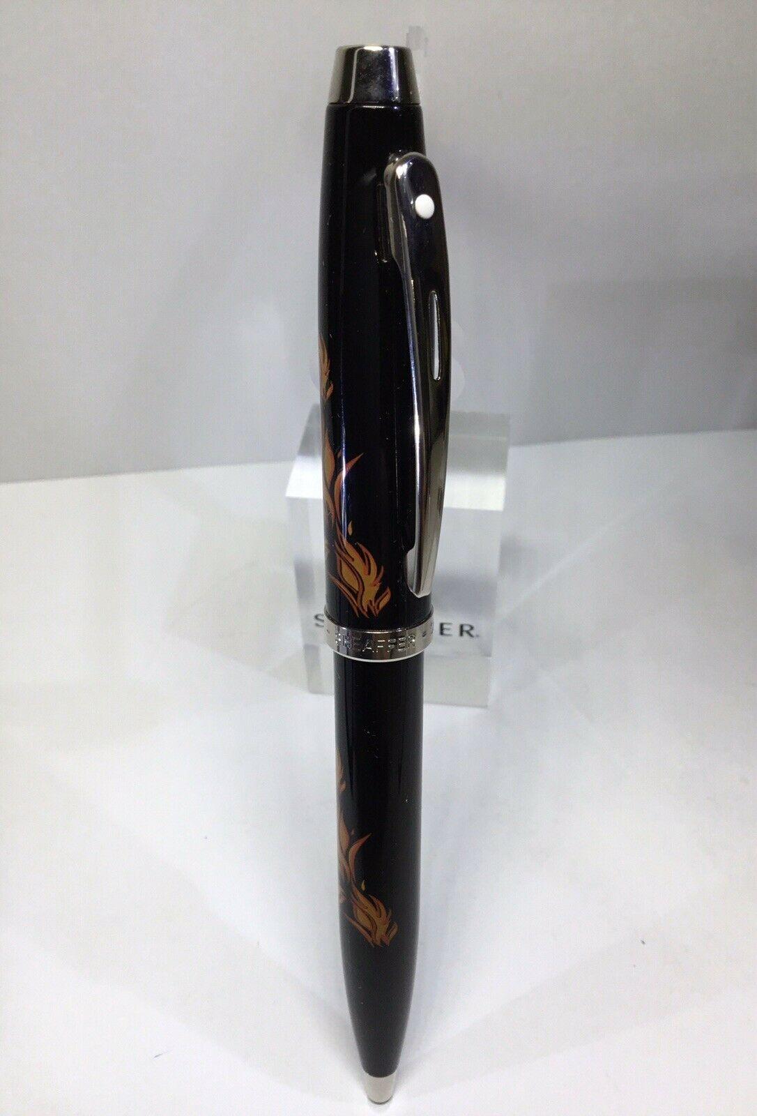 Sheaffer 100 Series Ballpoint Pen – The Flames of Hades – Gloss Black #92812
