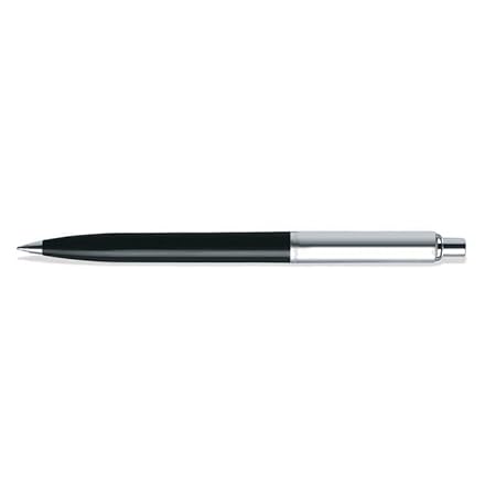 Sheaffer Sentinel E321 Black Barrel Brushed Chrome Cap & Chrome Trim Ballpoint Pen