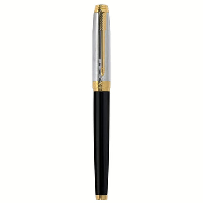 Parker Ambient Deluxe Black Gold Trim Fountain Pen
