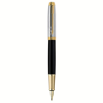 Parker Ambient Deluxe Black Gold Trim Fountain Pen