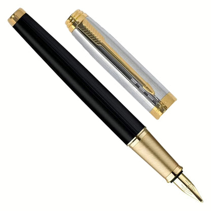 Parker Ambient Deluxe Black Gold Trim Fountain Pen