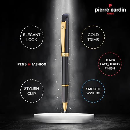 Pierre Cardin Black Beauty Premium Metal Roller Ball Pen