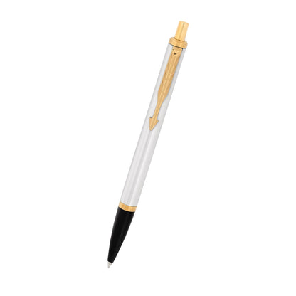 Parker Latitude Shiny Chrome| Gold Trim Ball Pen