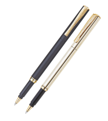 Black And Golden Pierre Cardin Golden Eye Roller Pen
